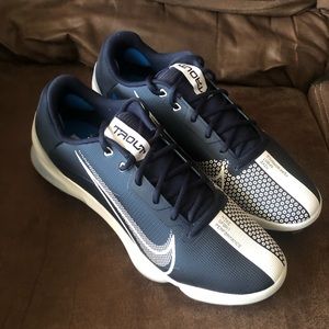 NIB Nike Force Zoom Trout 7 Pro men’s shoes white navy blue size 15